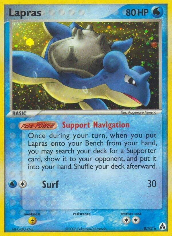 Image for Lapras (8/92) [Legend Maker]