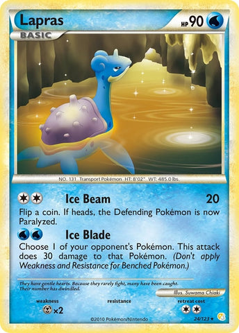 Image for Lapras (24/123) [HeartGold SoulSilver]
