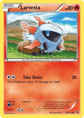 Image for Larvesta (20) (20/101) [Noble Victories]