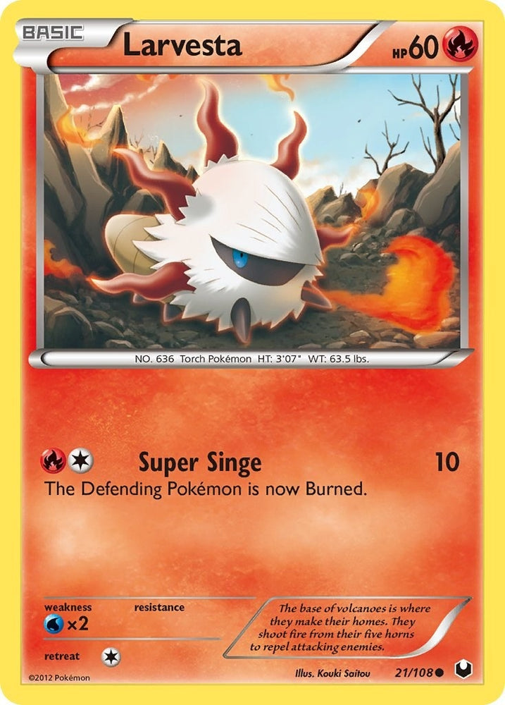 Image for Larvesta (21) (21/108) [Dark Explorers]