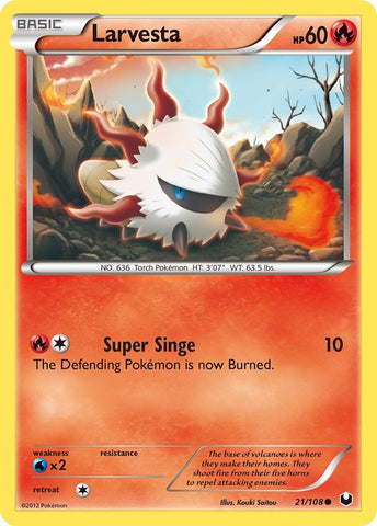 Image for Larvesta (21) (21/108) [Dark Explorers]
