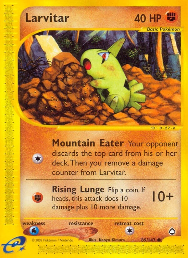 Image for Larvitar (089/147) [Aquapolis]