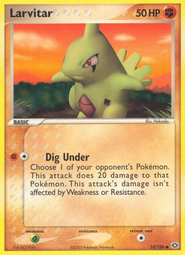 Image for Larvitar (52/106) [Emerald]