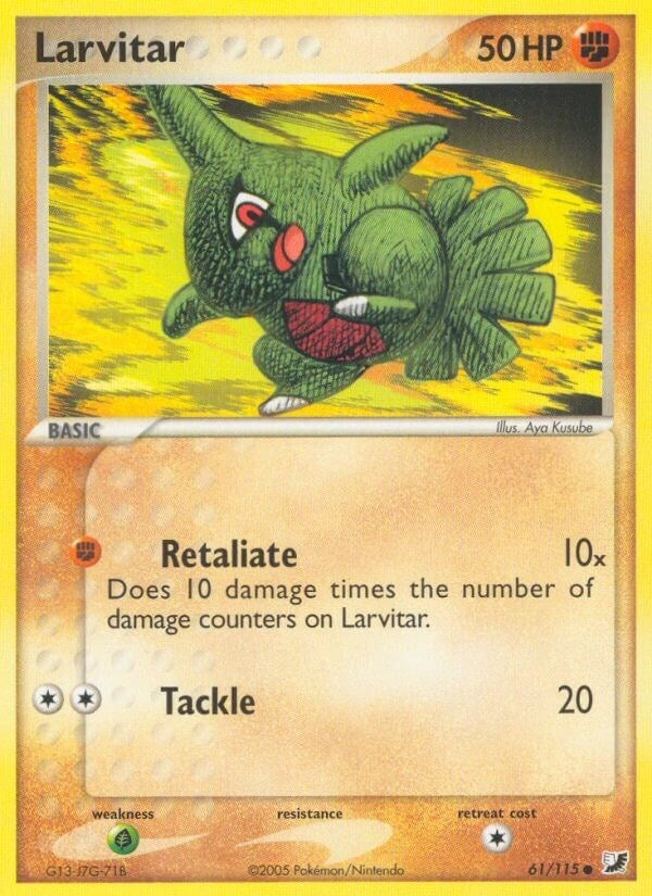Image for Larvitar (61/115) [Unseen Forces]