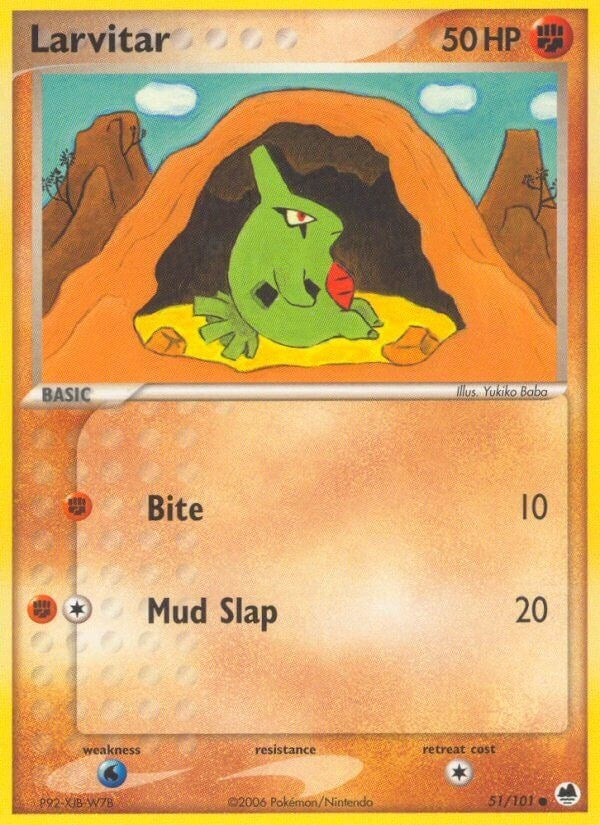 Image for Larvitar (51/101) [Dragon Frontiers]