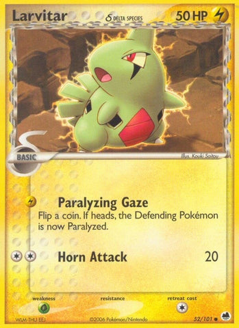 Image for Larvitar (Delta Species) (52/101) [Dragon Frontiers]