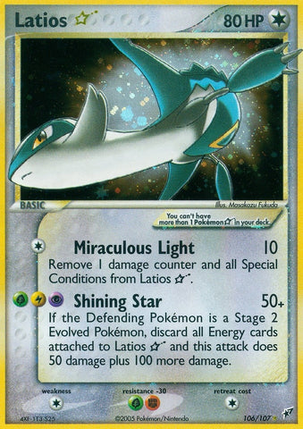 Image for Latios Star (106/107) [Deoxys]