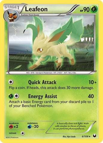Image for Leafeon (6/108) [Dark Explorers]