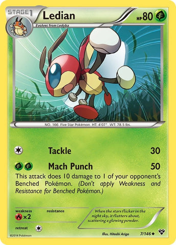 Image for Ledian (7/146) [XY Base Set]