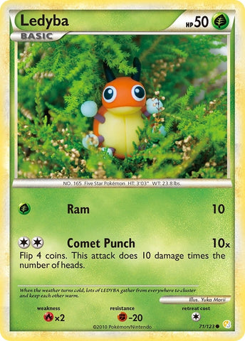 Image for Ledyba (71/123) [HeartGold SoulSilver]