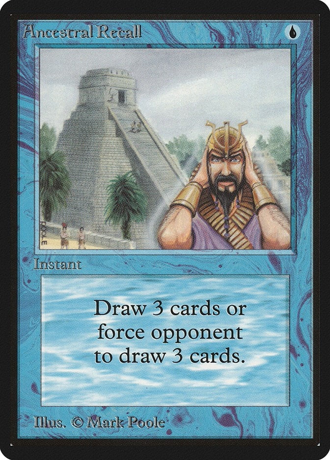 Image for Ancestral Recall [Beta Edition]
