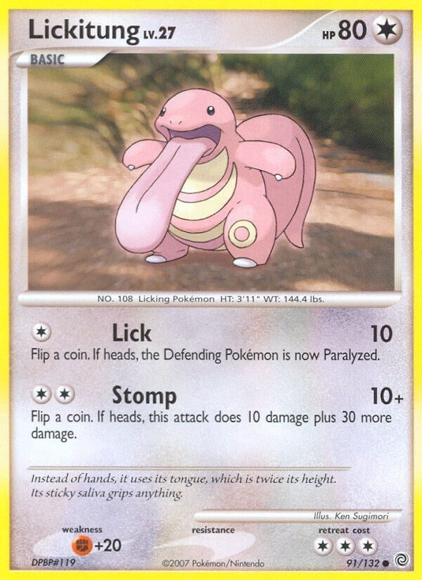 Image for Lickitung (91/132) [Secret Wonders]