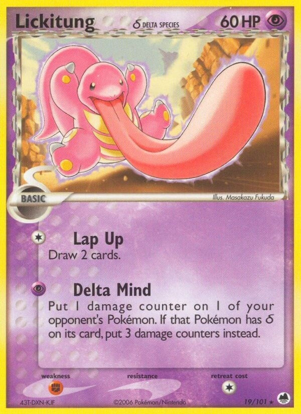 Image for Lickitung (Delta Species) (19/101) [Dragon Frontiers]