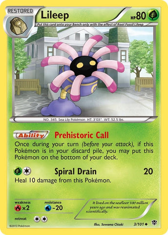 Image for Lileep (3/101) [Plasma Blast]