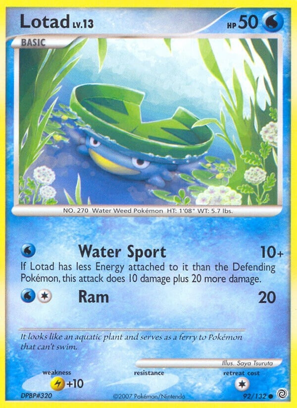 Image for Lotad (92/132) [Secret Wonders]