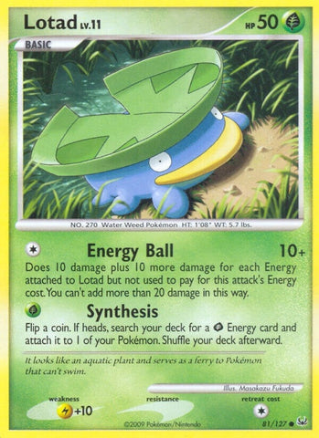 Image for Lotad (81/127) [Platinum]