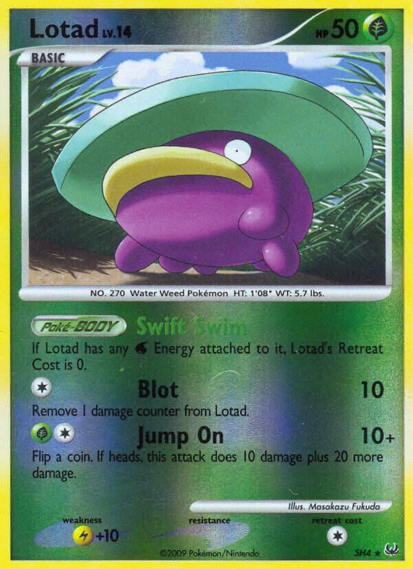 Image for Lotad (Shiny) (SH4) [Platinum]