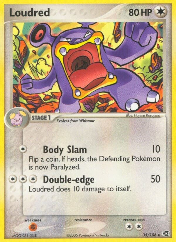 Image for Loudred (35/106) [Emerald]