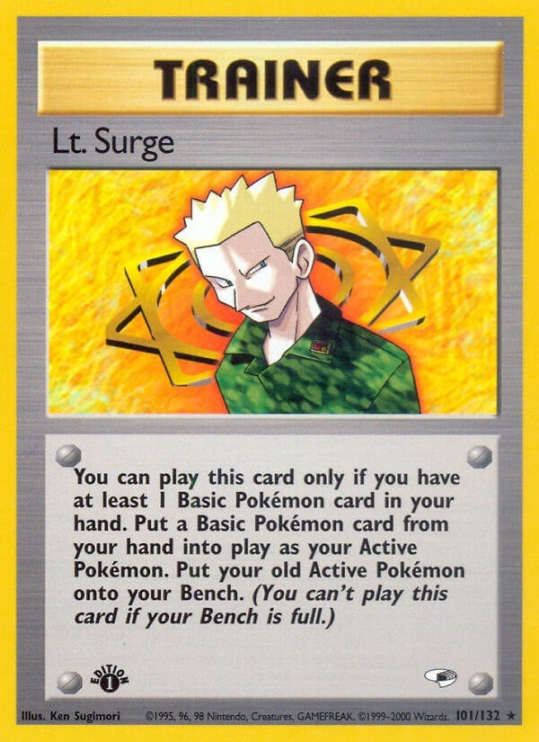 Image for Lt. Surge (101) (101/132) [Gym Heroes]