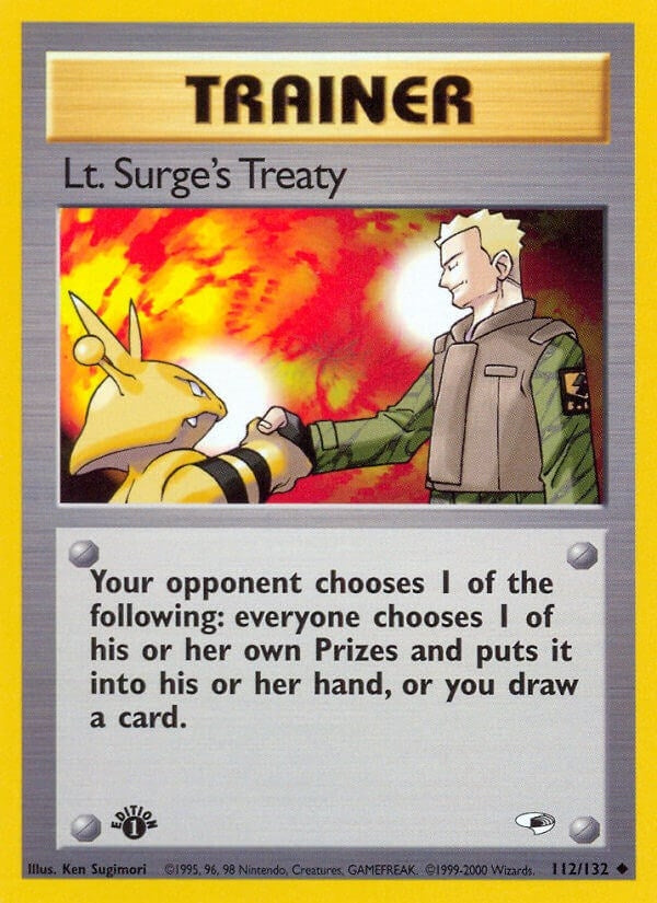 Image for Lt. Surge's Treaty (112/132) [Gym Heroes]