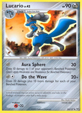 Image for Lucario (53/127) [Platinum]
