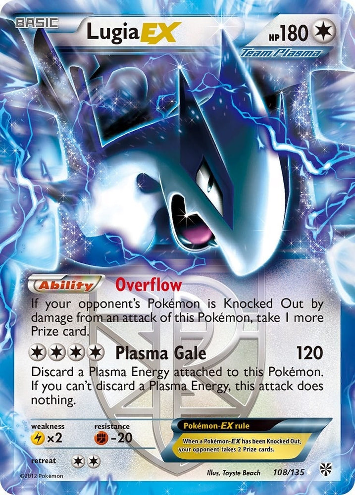 Image for Lugia EX (Team Plasma) (108/135) [Plasma Storm]
