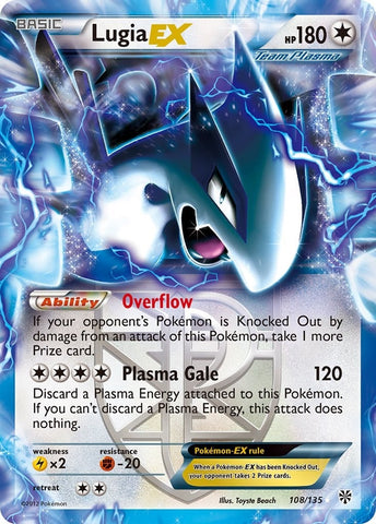 Image for Lugia EX (Team Plasma) (108/135) [Plasma Storm]