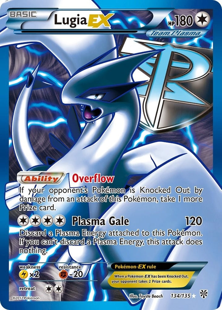 Image for Lugia EX (Team Plasma) (134 Full Art) (134/135) [Plasma Storm]