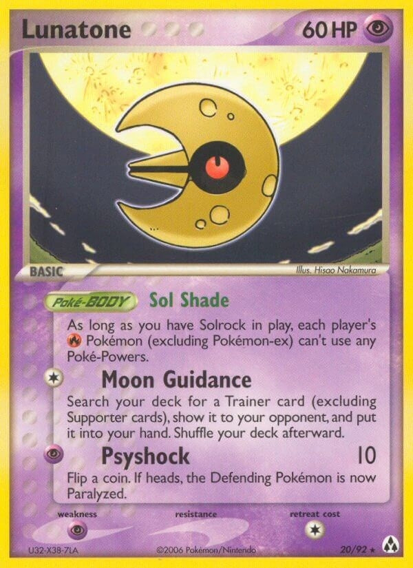 Image for Lunatone (20/92) [Legend Maker]