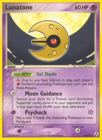 Image for Lunatone (20/92) [Legend Maker]