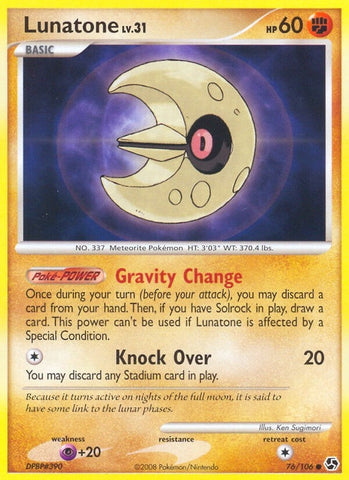 Image for Lunatone (76/106) [Great Encounters]