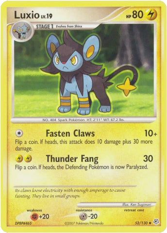 Image for Luxio (52/130) [Diamond and Pearl]