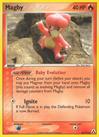 Image for Magby (58/92) [Legend Maker]