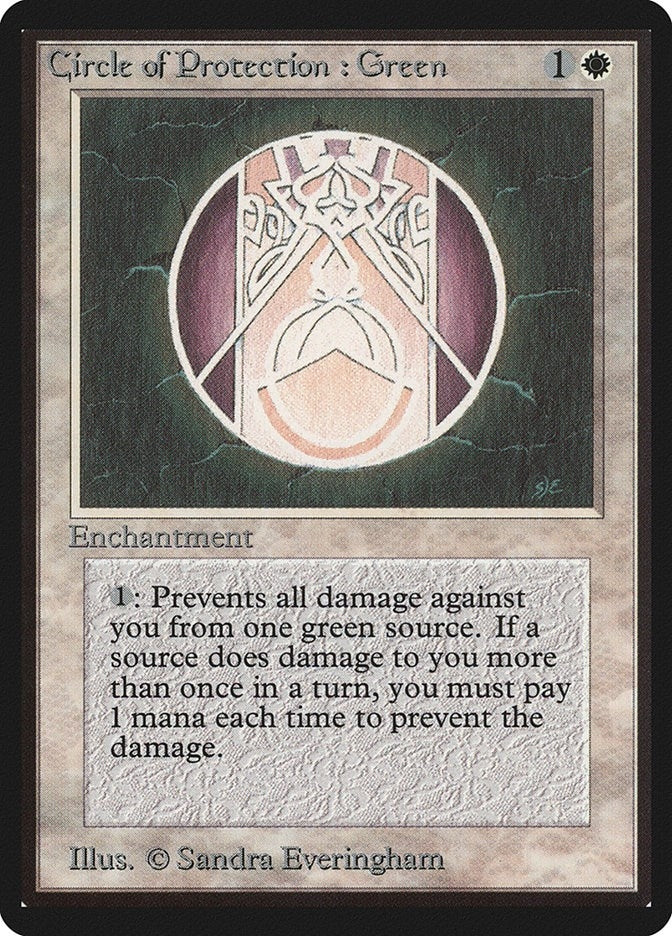 Image for Circle of Protection: Green [Beta Edition]