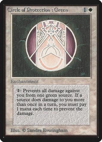 Image for Circle of Protection: Green [Beta Edition]