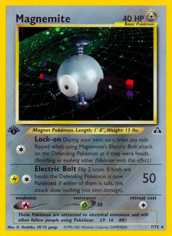 Image for Magnemite (7) (07/75) (Neo Discovery) - Pokemon