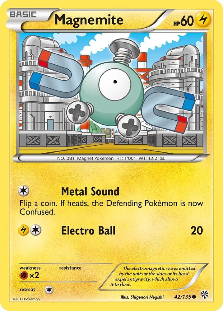 Image for Magnemite (42) (42/135) [Plasma Storm]