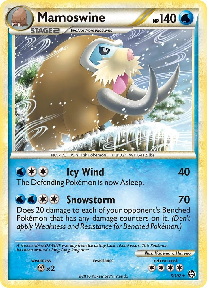 Image for Mamoswine (5/102) [Triumphant]