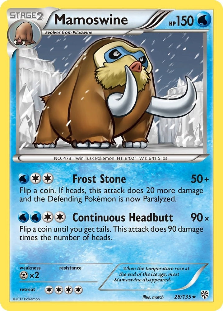 Image for Mamoswine (28/135) [Plasma Storm]