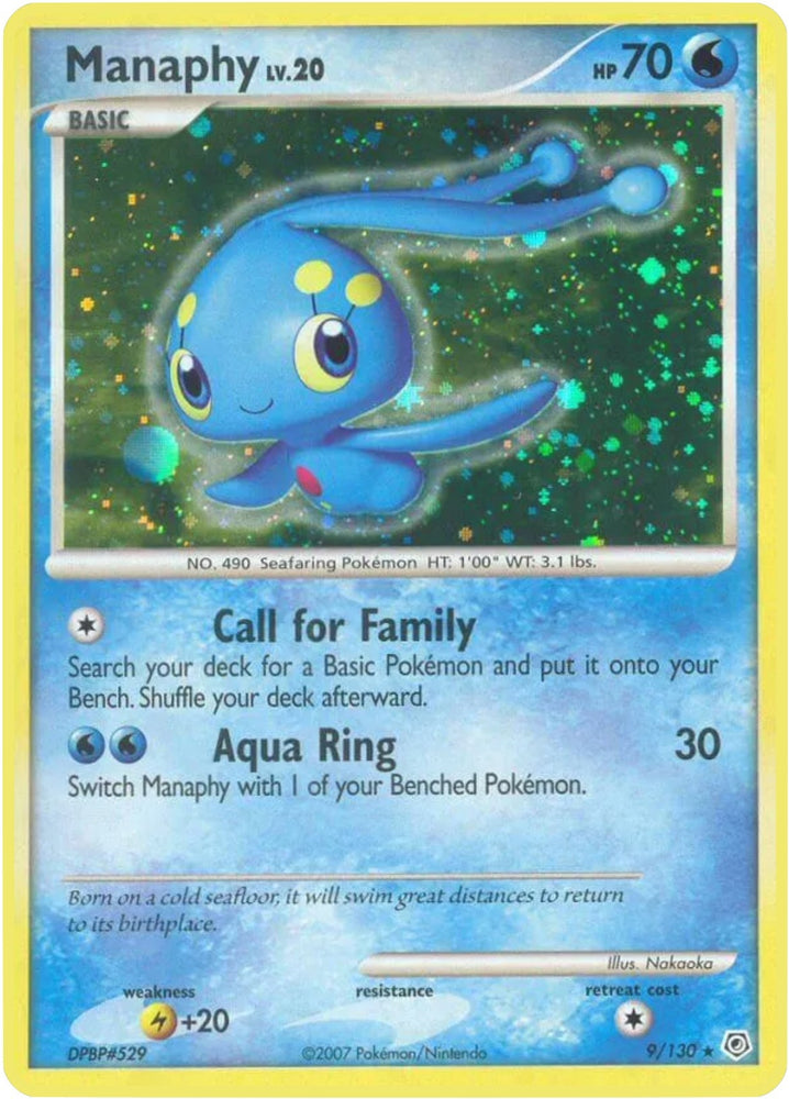 Image for Manaphy (9/130) [Diamond and Pearl]