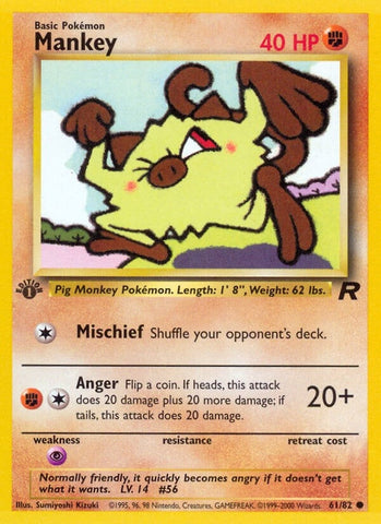 Image for Mankey (61/82) [Team Rocket]