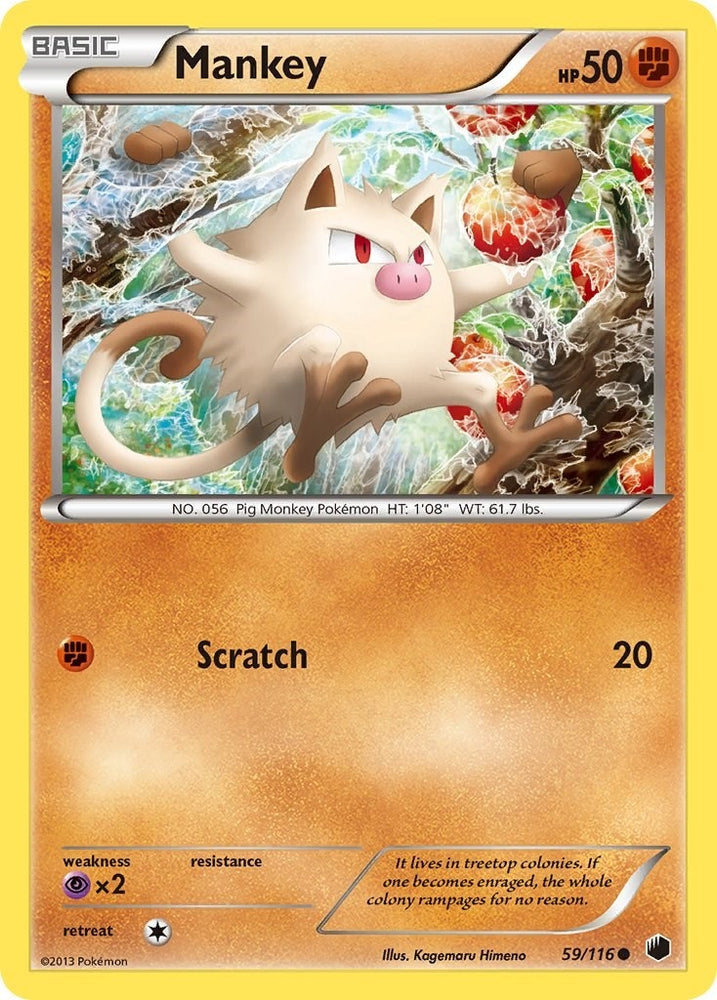 Image for Mankey (59/116) [Plasma Freeze]