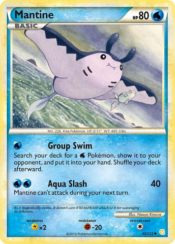 Image for Mantine (45/123) [HeartGold SoulSilver]