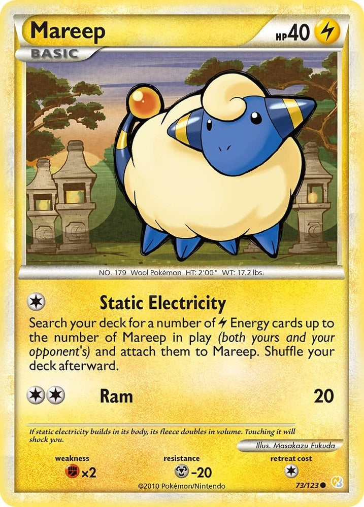 Image for Mareep (73/123) [HeartGold SoulSilver]