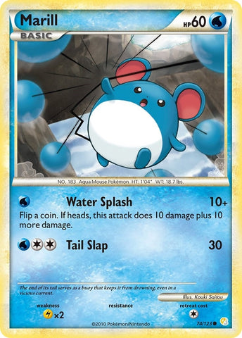 Image for Marill (74/123) [HeartGold SoulSilver]