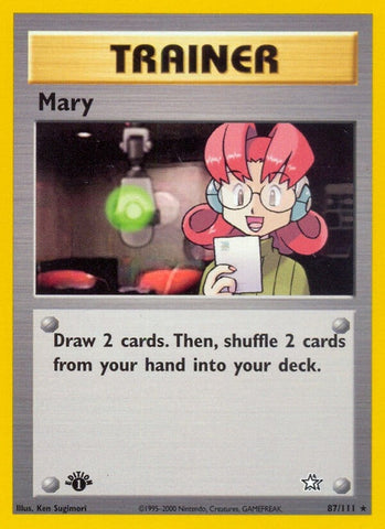 Image for Mary (087/111) (Neo Genesis) - Pokemon