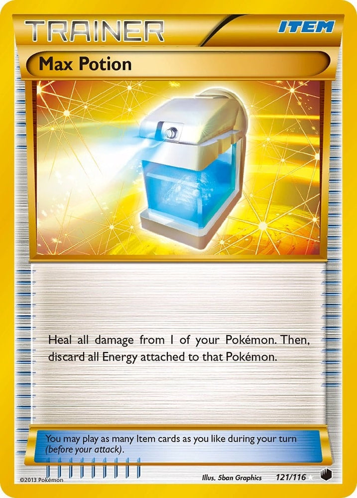 Image for Max Potion (121 Secret Rare) (121/116) [Plasma Freeze]