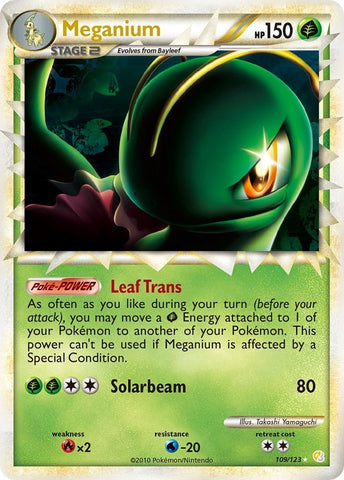 Image for Meganium (Prime) (109/123) [HeartGold SoulSilver]