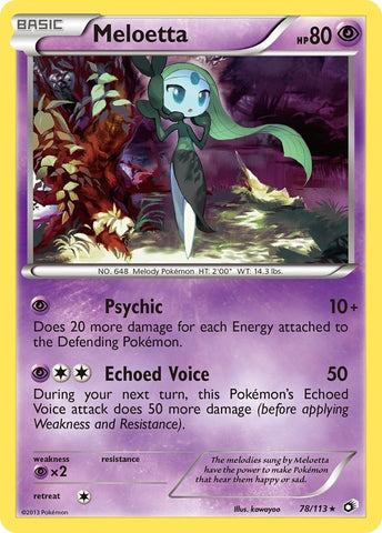 Image for Meloetta (78) (78/113) [Legendary Treasures]