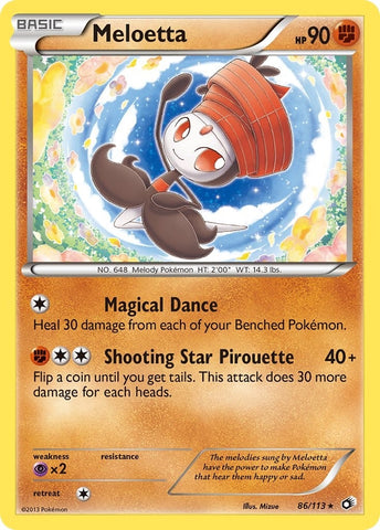 Image for Meloetta (86) (86/113) [Legendary Treasures]